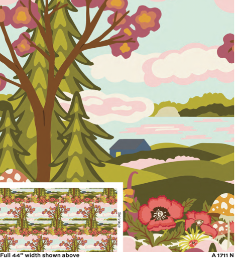Camp Kitschy LaLa  - A-1711-N Autumn Echo - by Alison Glass