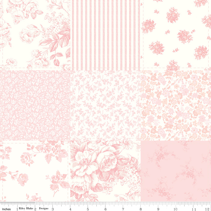 Cheater Print - Pink - Rosewater Cottage