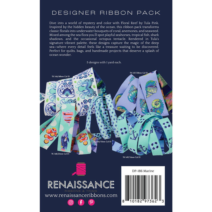 Marine Designer Pack - Floral Reef  by Tula Pink