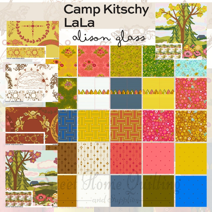 Camp Kitschy LaLa  FAT QUARTER BUNDLE 30pcs - by Alison Glass