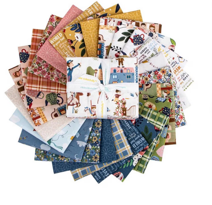 25 pcs. Fat Quarter Bundle - ***Pre-Sale*** A Spoonful of Sugar by Jennifer Long for Riley Blake Designs