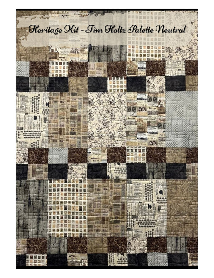 Heritage Quilt Kit with Pattern by Villa Rosa Designs