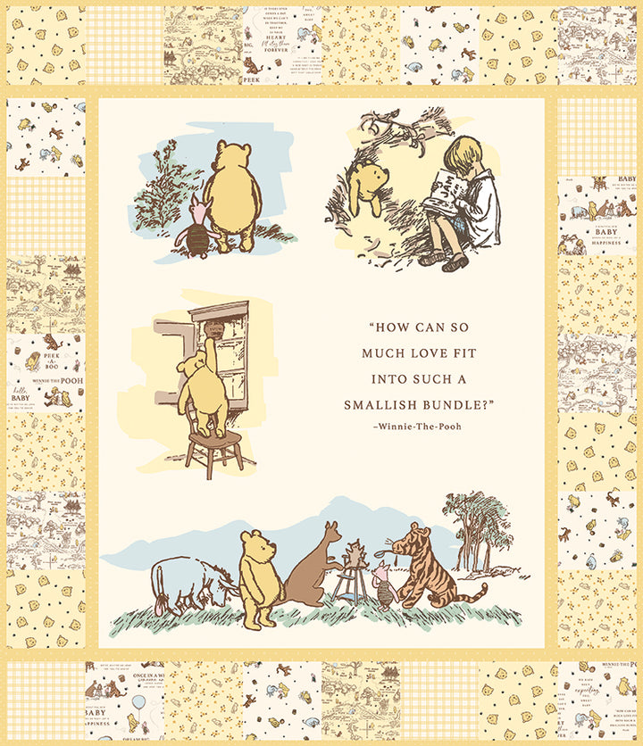 Panel Quilt Kit - Winnie-the-Pooh Baby