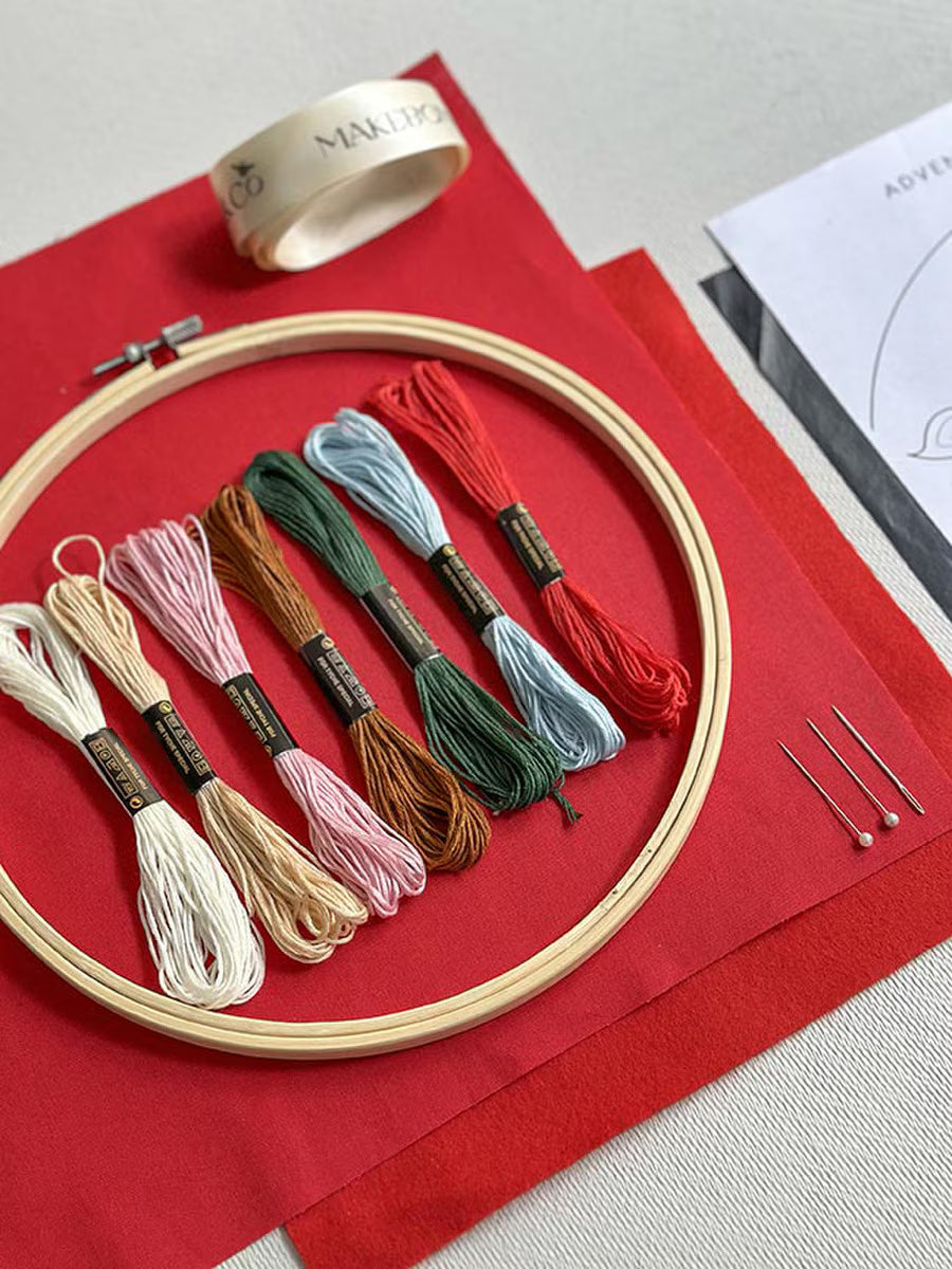 MakeBox & Co. The 24 Days of Advent Embroidery Kit