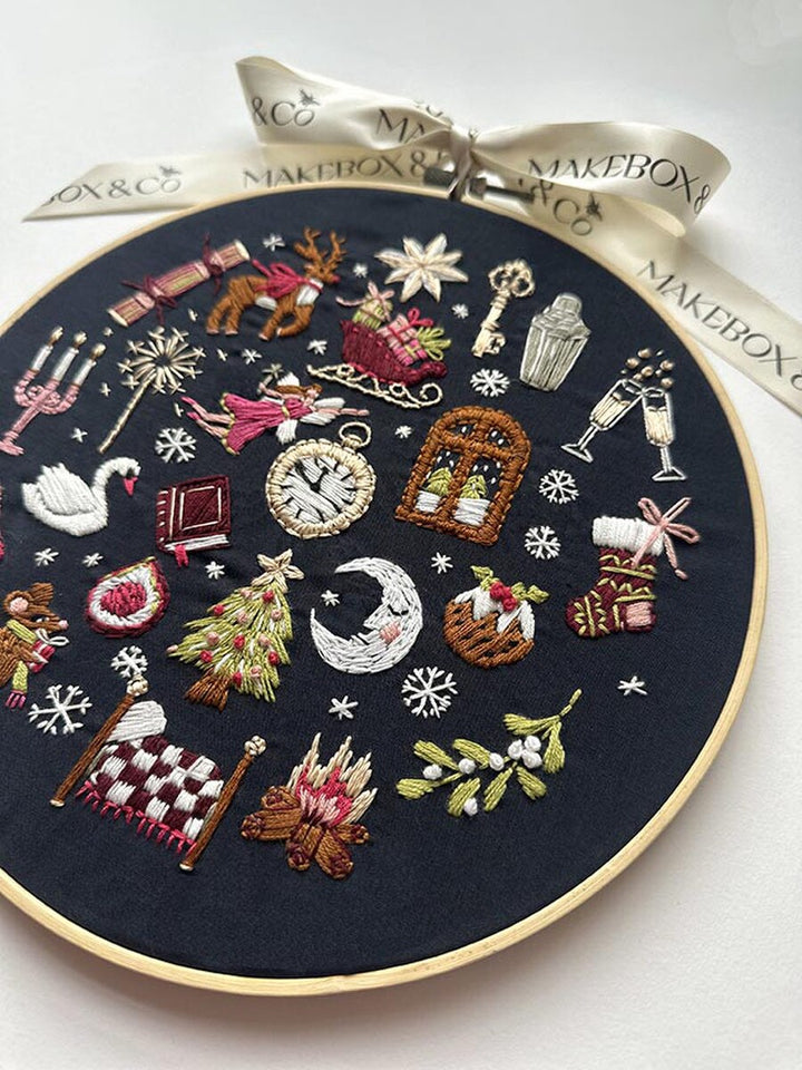 MakeBox & Co. The Advent Night Before Christmas Embroidery Kit