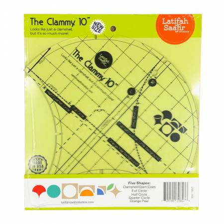 Clammy 10in Ruler by Latifah Saafir Studios