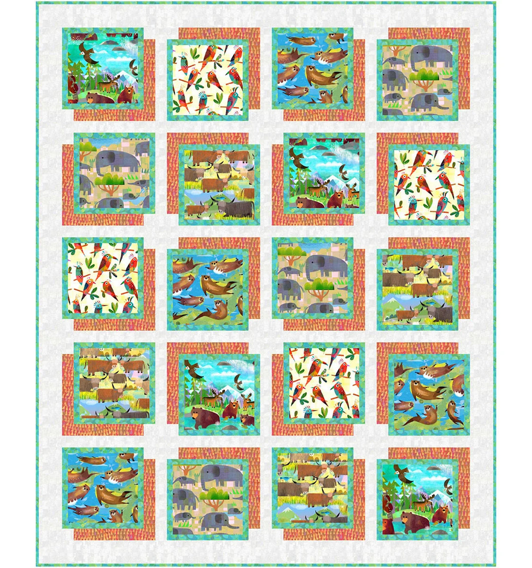 Land, Sea, & Sky Quilt Kit