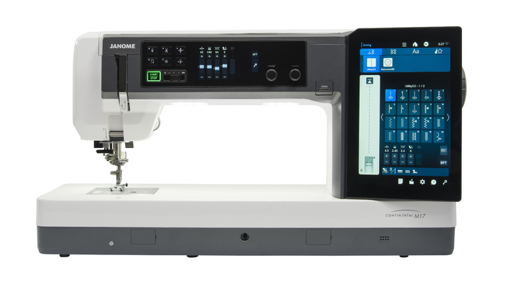 Janome Continental M17 Sewing Machine with Embroidery