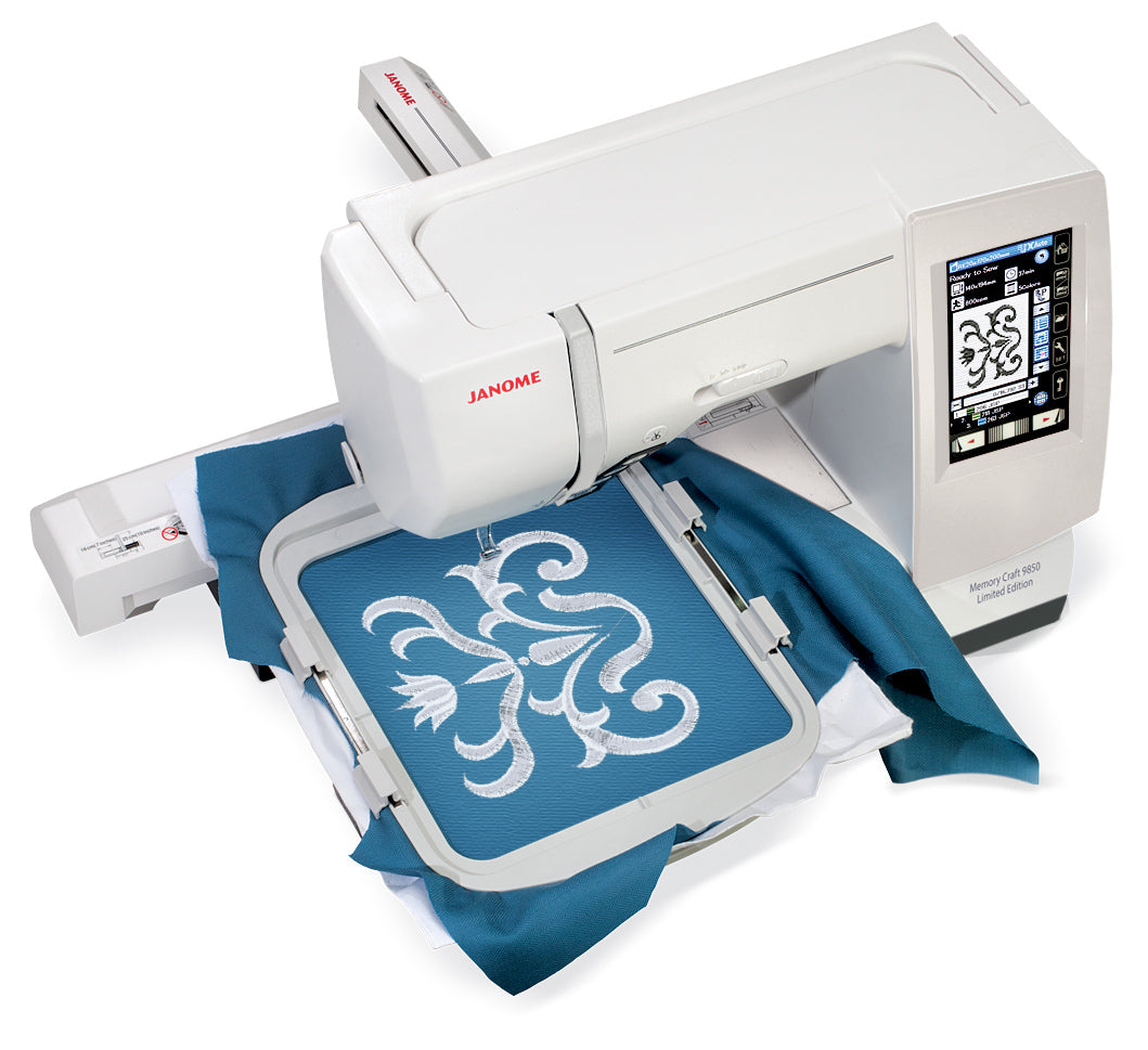 Janome Memory Craft 9850 LE Sewing and Embroidery Machine