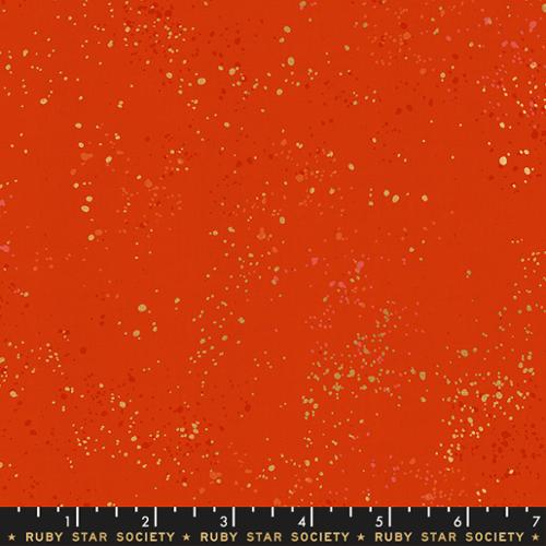 Speckled RS5027-35M Metallic Warm Red by Ruby Star Society