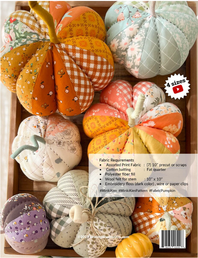 Minki Kim Fabric Pumpkins Pattern