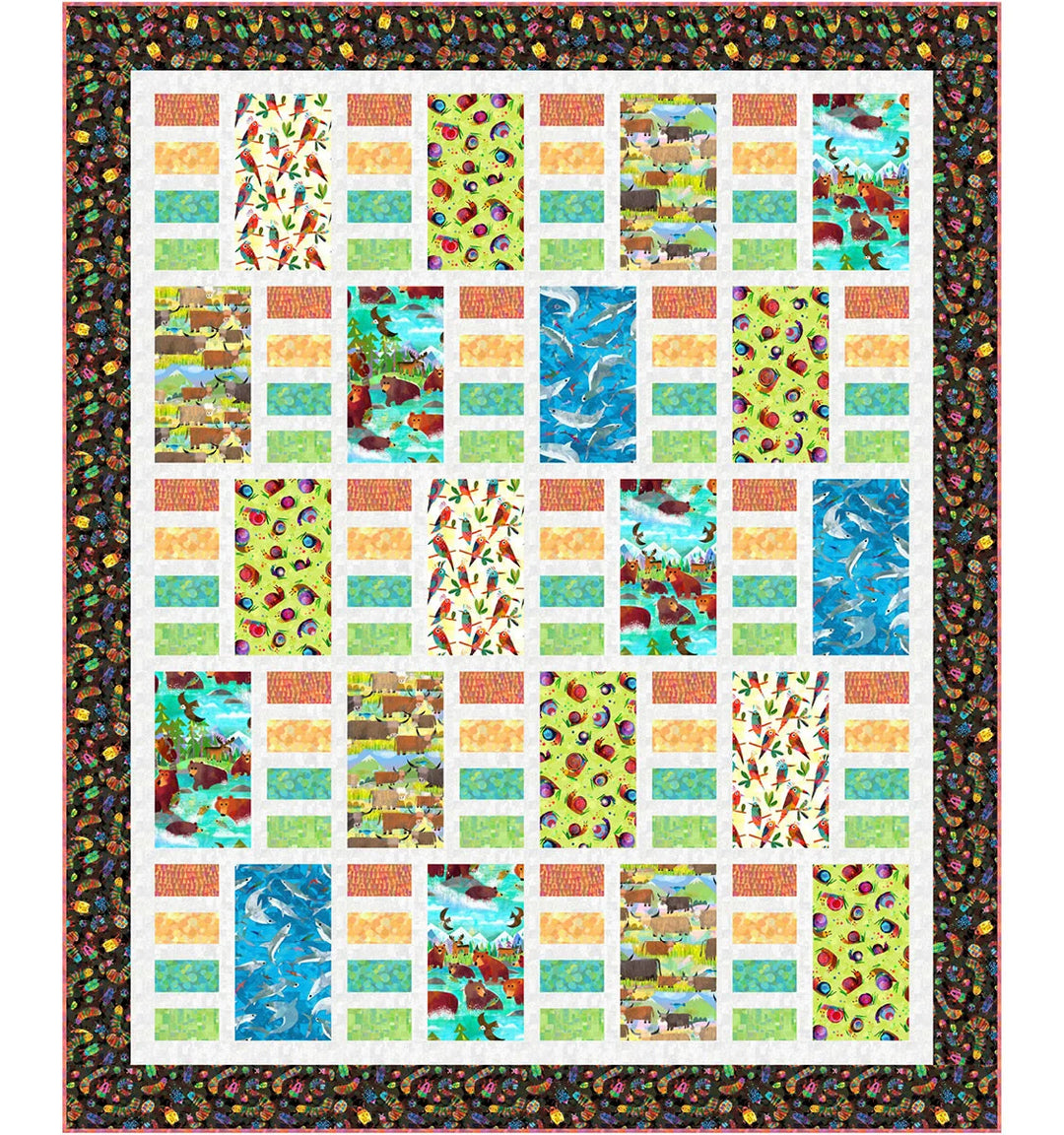 Nature's Neighborhood Quilt Kit