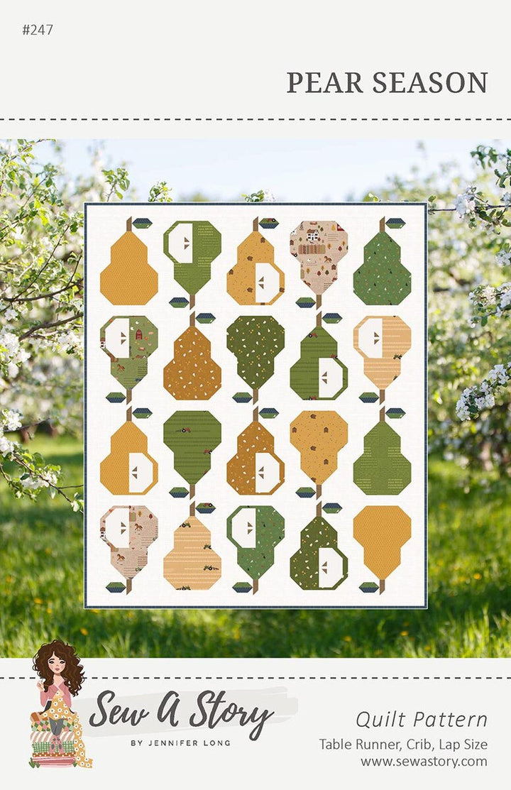 Pear Season Quilt Pattern by Jennifer Long