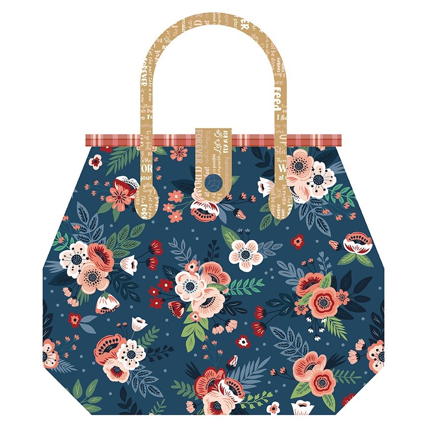 Carpet Bag Pattern by Jennifer Long for Riley Blake