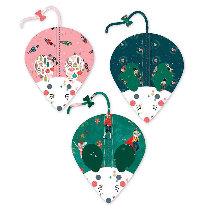 Nutcracker Tradition Christmas Mouse Zipper Pouch Pattern by Jennifer Long for Riley Blake