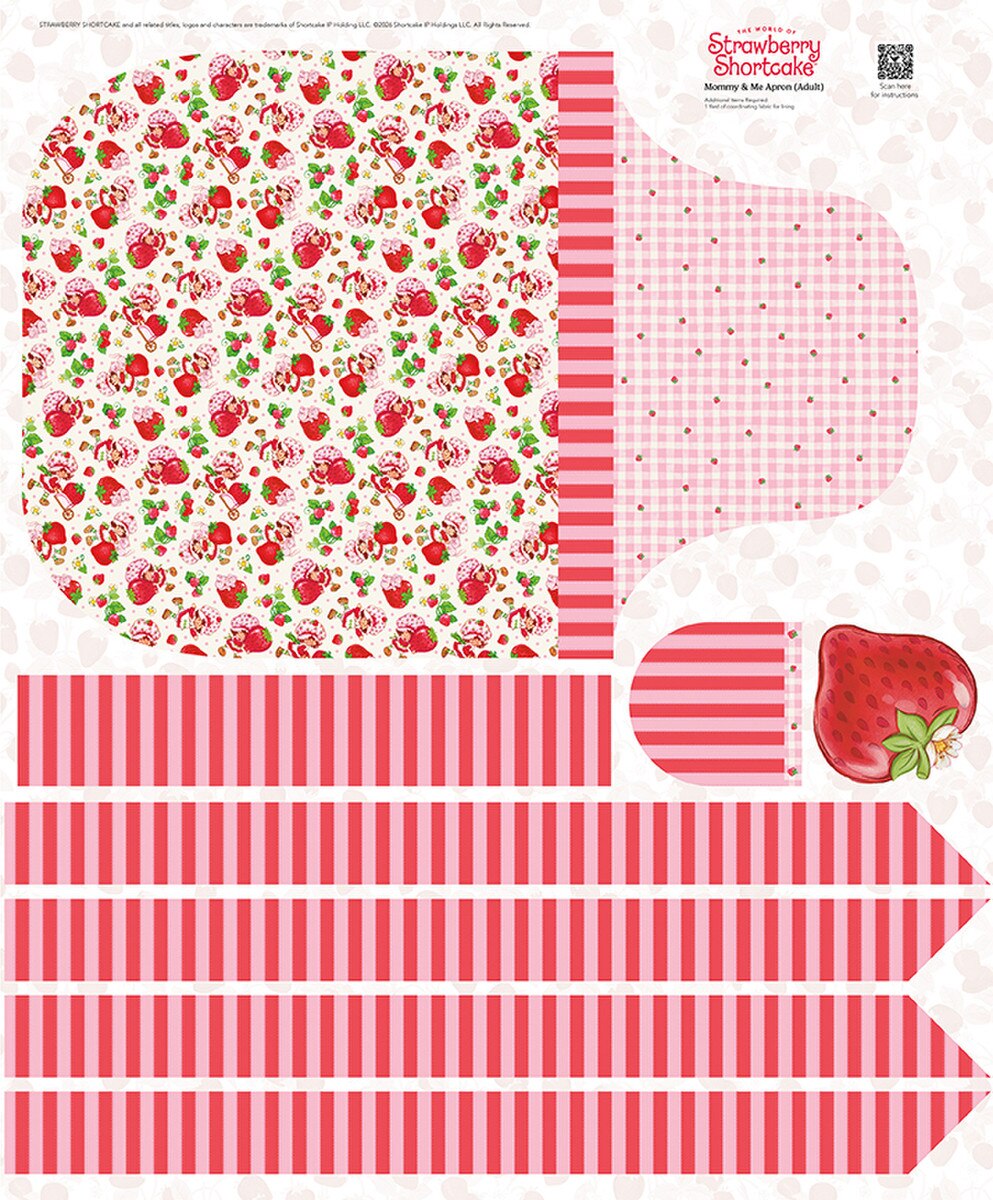 Adult Apron Panel - The World of Strawberry Shortcake™