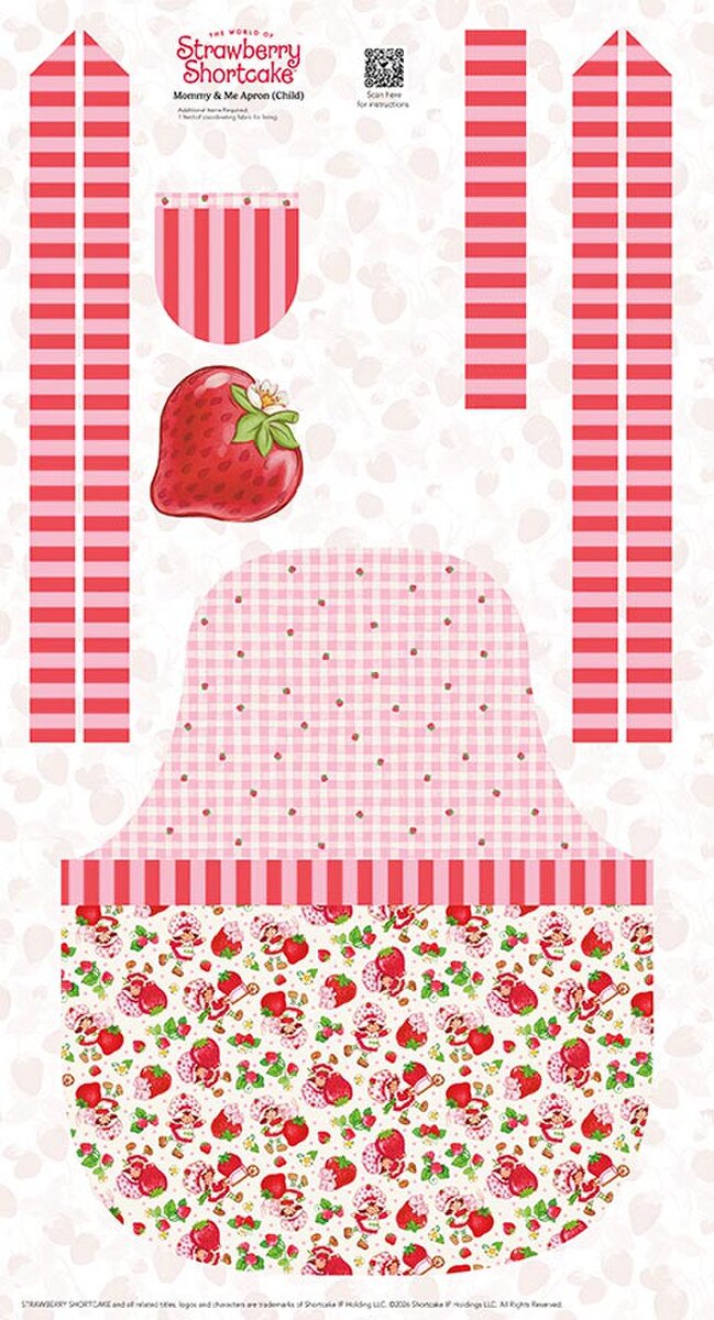 Child Apron Panel - The World of Strawberry Shortcake™