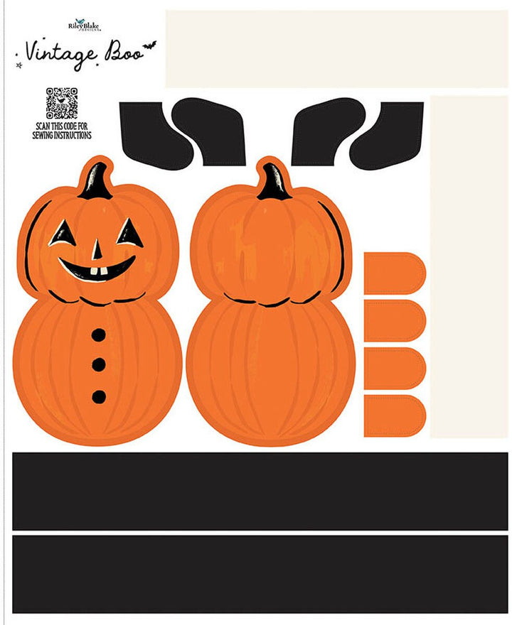 Vintage Boo Jolly Jack Panel