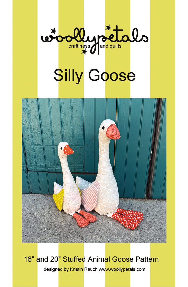 Woolly Petals Silly Goose Soft Toy Pattern