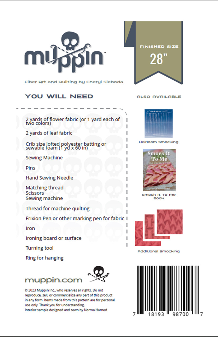 Muppin Let It Sew Wall Hanging Pattern