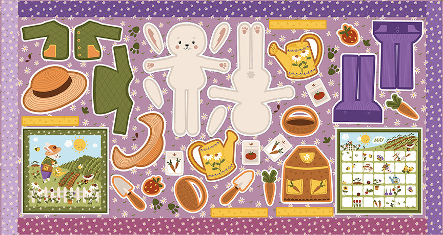 May Doll Panel - Story Animals Through the Year