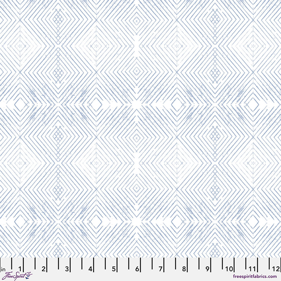 Distressed Diamonds - Powder - Stamped Blueprint