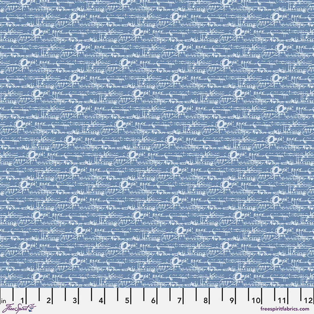 Scripted - Denim - Stamped Blueprint