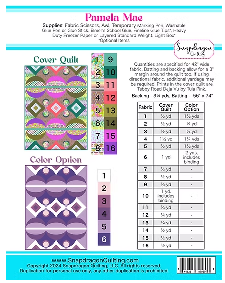 Pamela Mae Quilt Pattern