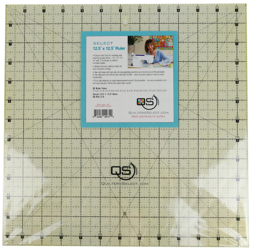 12.5" x 12.5" Quilters Select Ruler