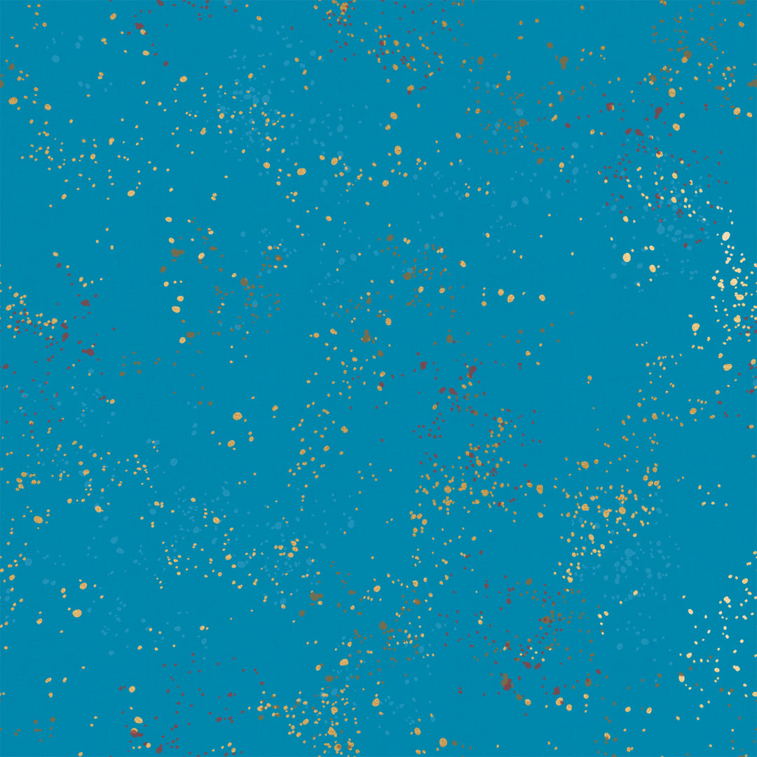 Speckled RS5027-50M Metallic Bright Blue by Ruby Star Society