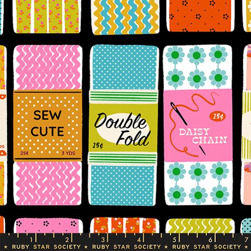 Sew Cute - Soft Black - Ruby Star Collaborative Collection