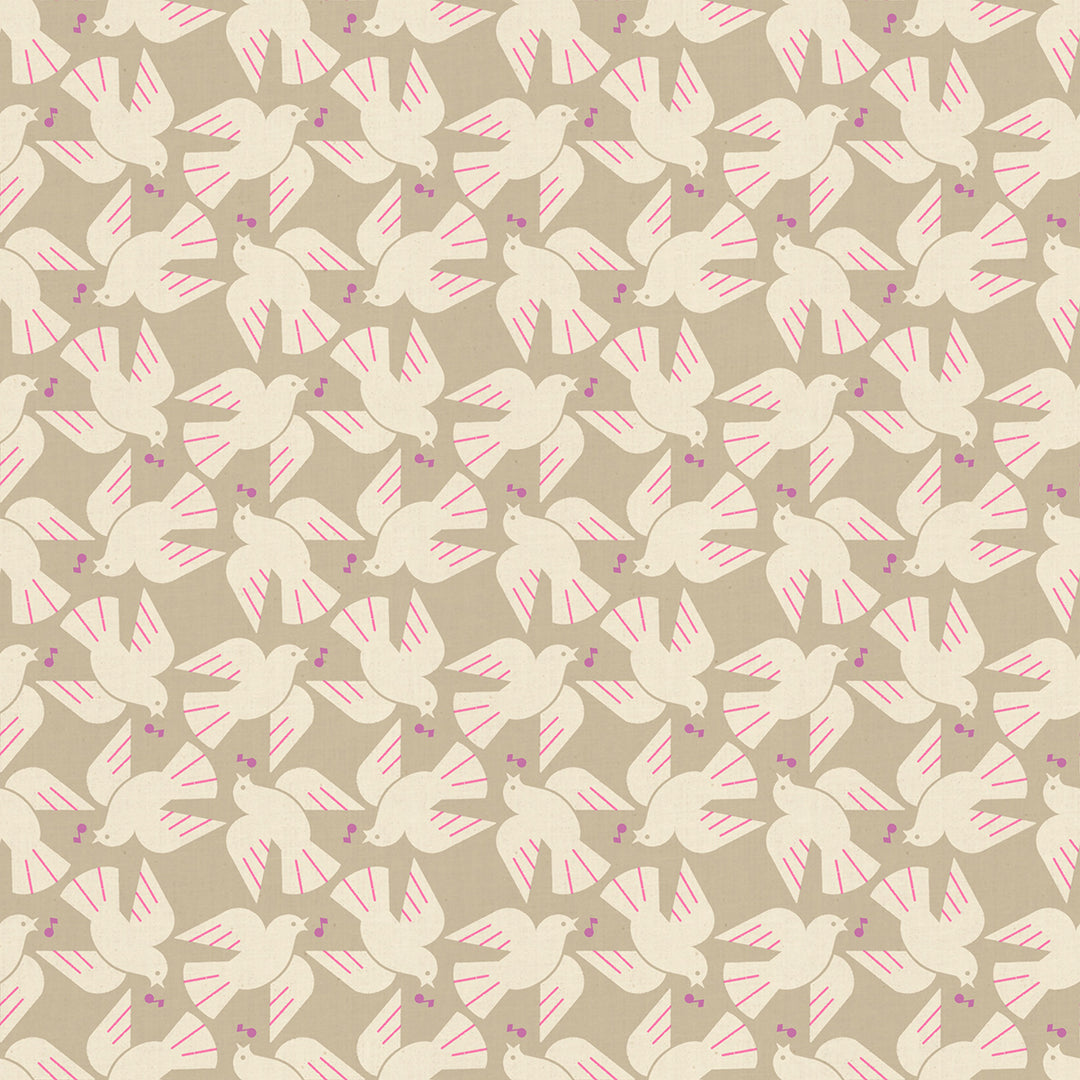 Flock Yeah - Khaki - Lofi Linens by Ruby Star Society