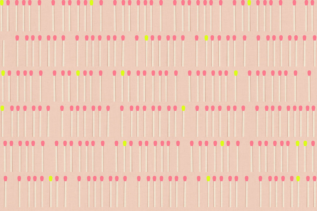 Meet Your Match - Peach Blossom - Lofi Linens by Ruby Star Society