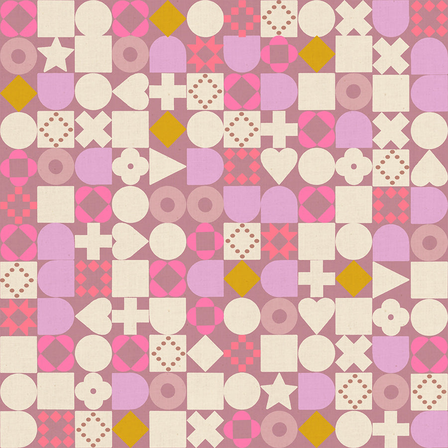 Blocked - Lilac - Lofi Linens by Ruby Star Society