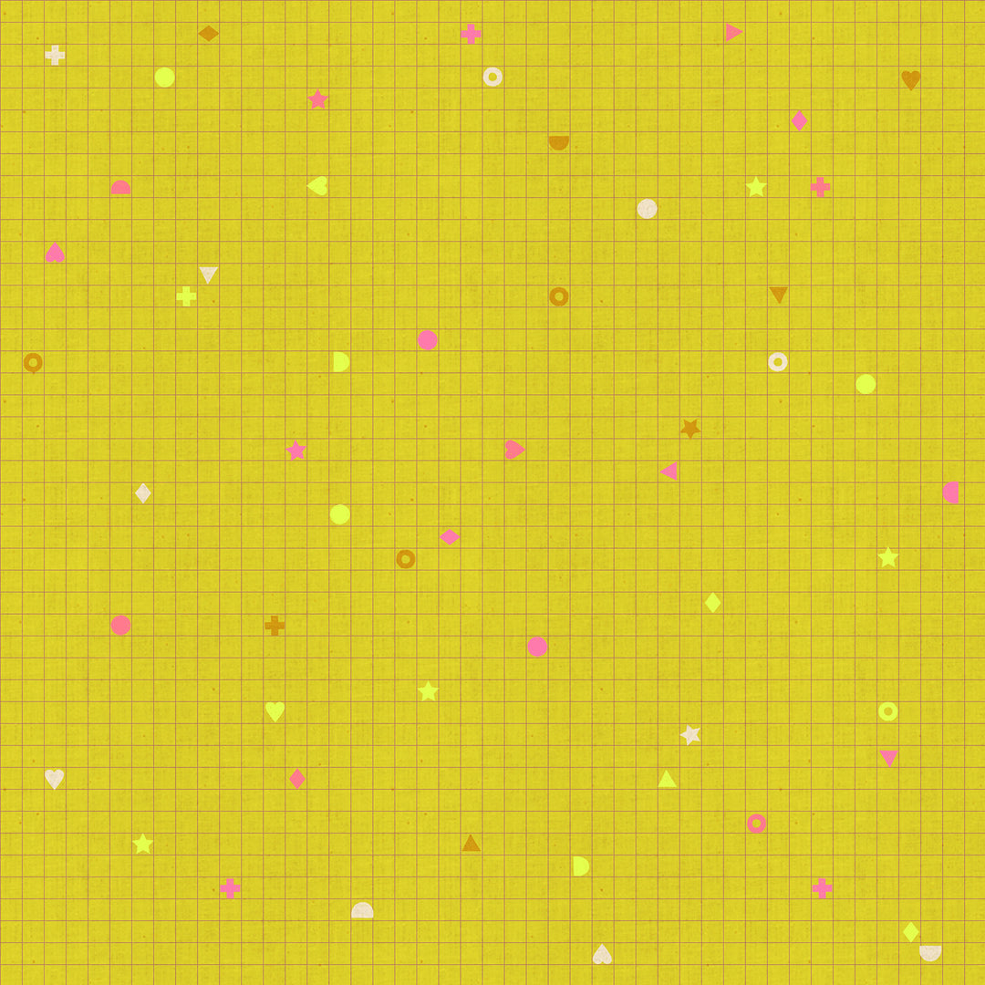 Power Grid - Citron - Lofi Linens by Ruby Star Society