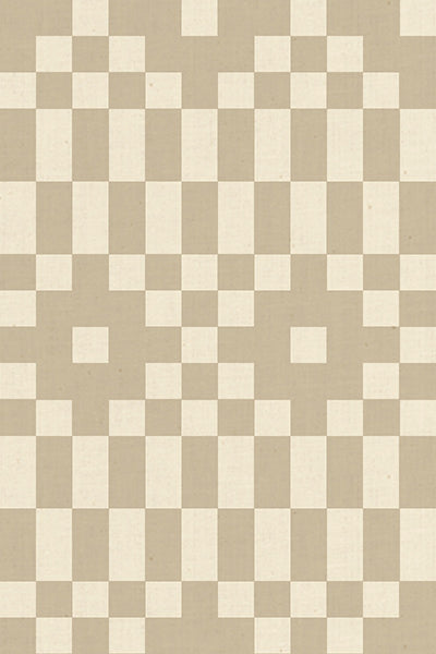 Bitmapped - Khaki - Lofi Linens by Ruby Star Society