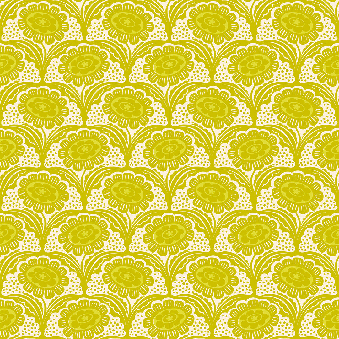 Scallop Flower - Pistachio - Ink Shop
