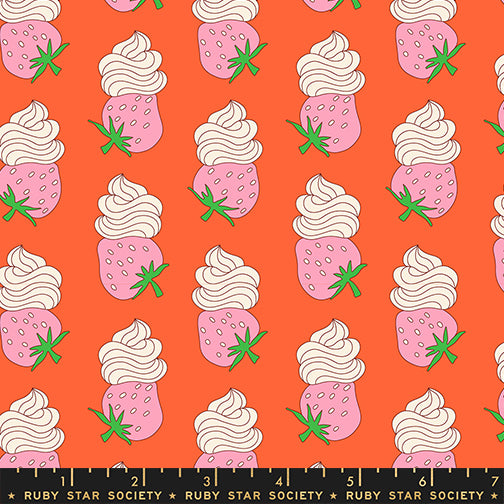 Strawberry Whip - Florida - Sugar Cone 2