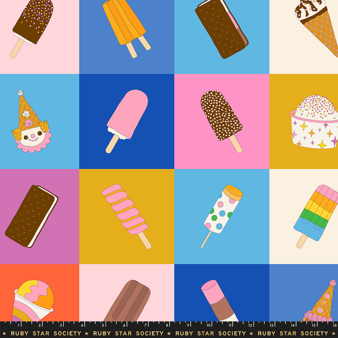 Ice Cream Man Panel 18" x 44" - Sugar Cone 2