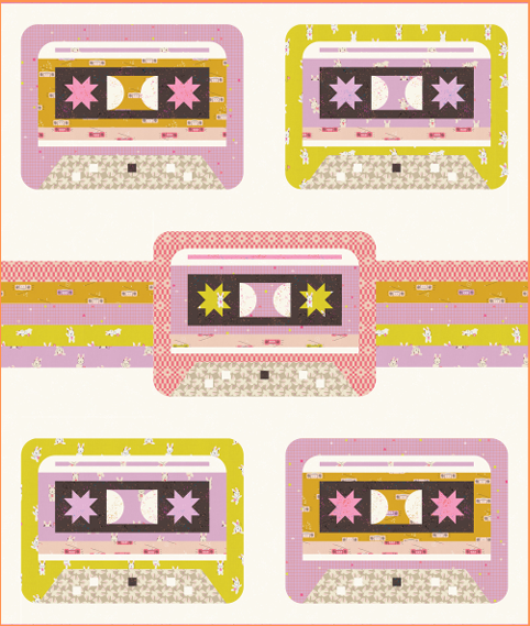 Radical Cassettes Quilt Kit