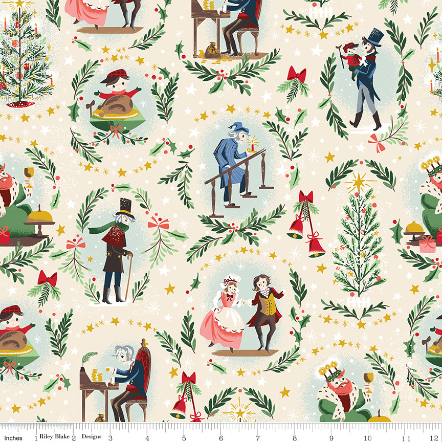 Keep Christmas Well - Ivory Sparkle - Carol by Jill Howarth