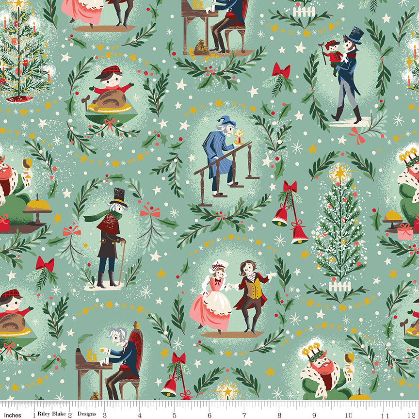 Keep Christmas Well - Pistachio Sparkle - Carol by Jill Howarth