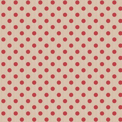 Creating Memories Woven- Polkadot Red by Tilda
