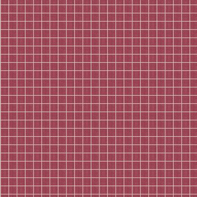 Creating Memories Woven- Plaid Burgundy by Tilda