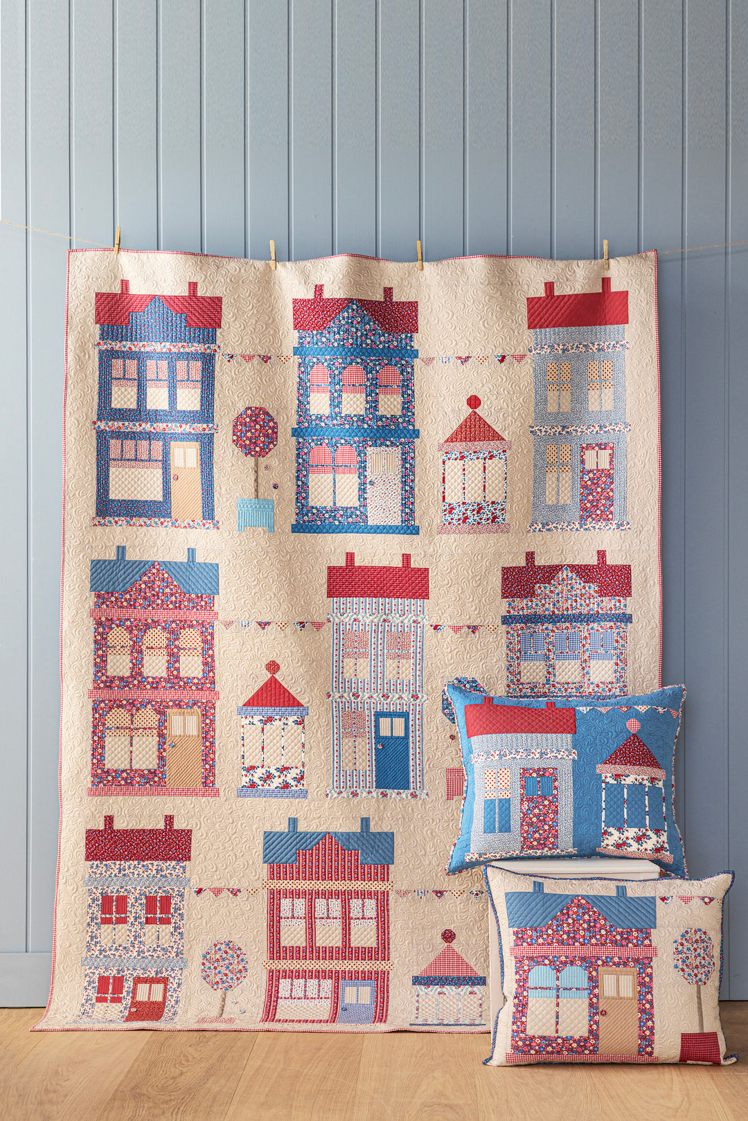 Village Life Quilt - Putty - Village Life