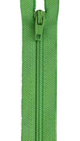 9in Bright Green All-Purpose Polyester Coil Zipper by Coats and Clark
