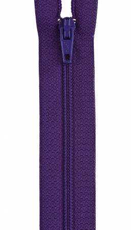 12in Purple All-Purpose Polyester Coil Zipper by Coats and Clark