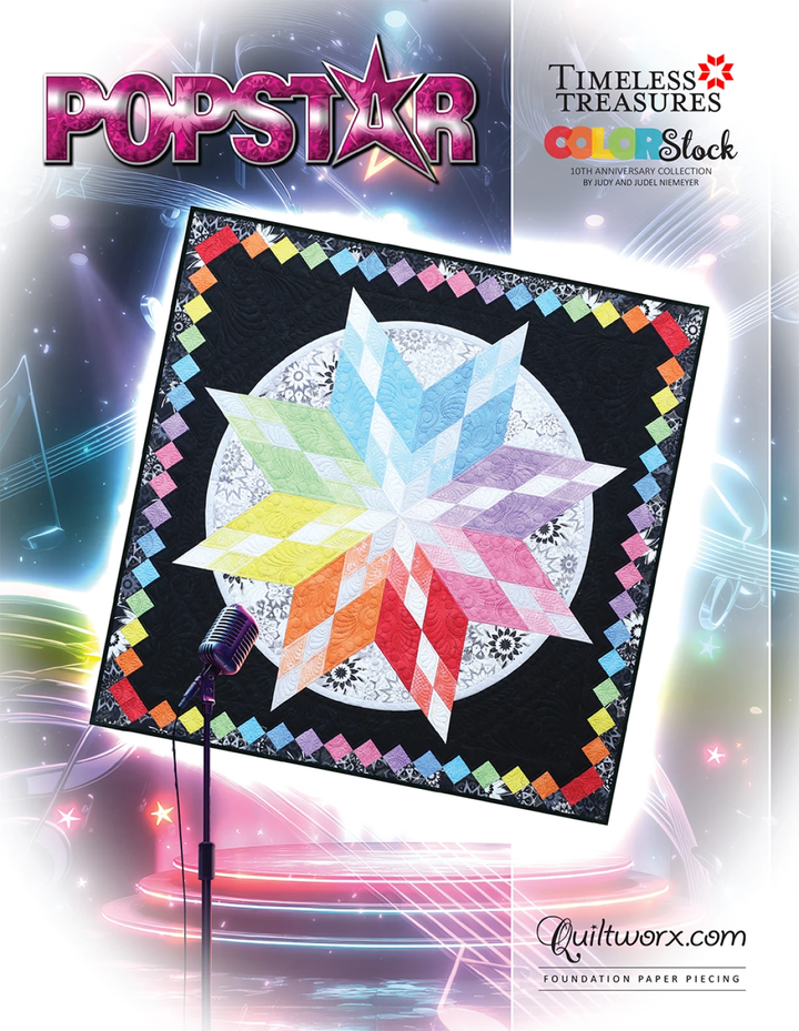 PopStar Quiltwox Pattern by Judy Niemeyer
