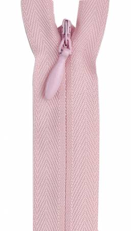 9in Light Pink Invisible Polyester Zipper by Coats and Clark