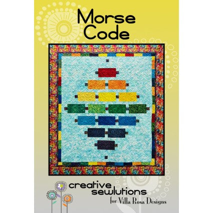 Morse Code Quilt Kit - Tim Holtz Palette Colorway